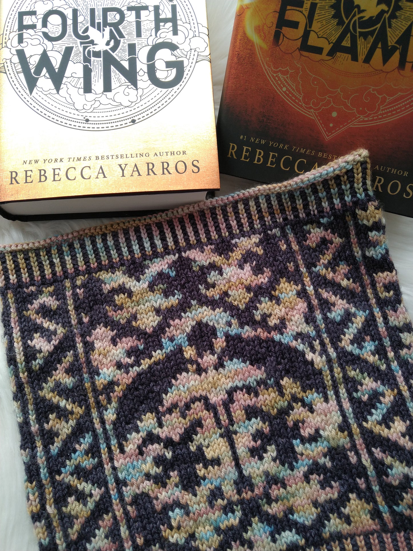 Death Wing Cowl Knitting Pattern